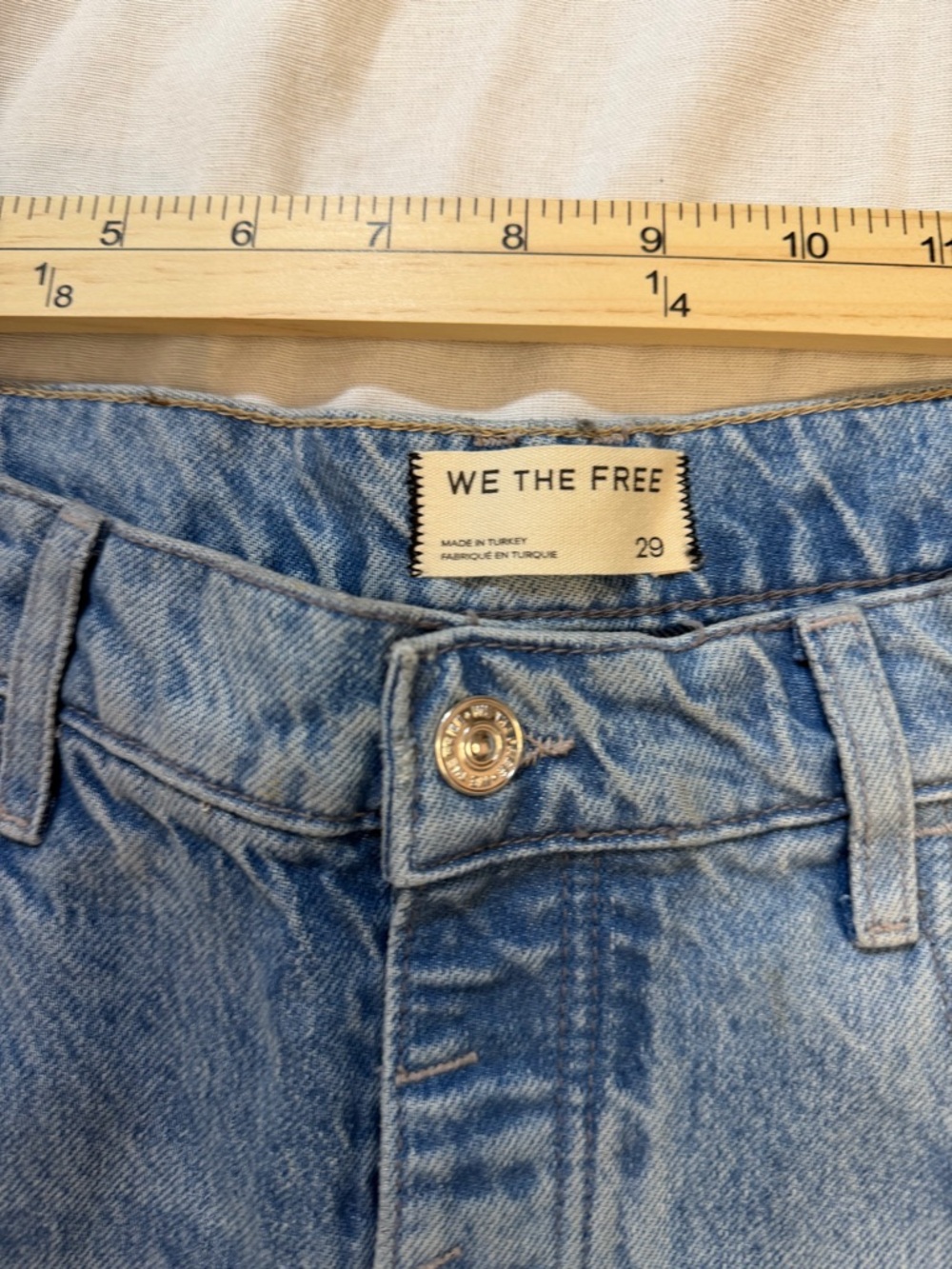 NWOT FREE PEOPLE BARREL JEANS size 29 - Picture 4 of 6